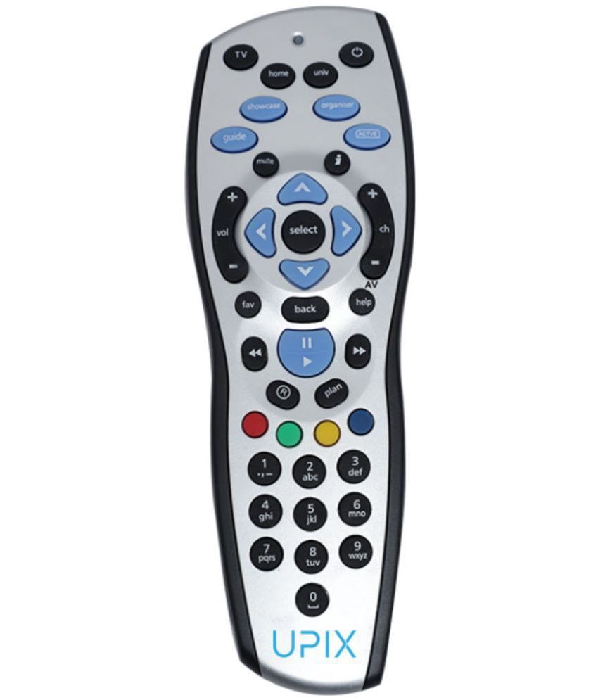     			Upix 434Plus DTH Remote Compatible with Tata Sky DTH Set Top Box