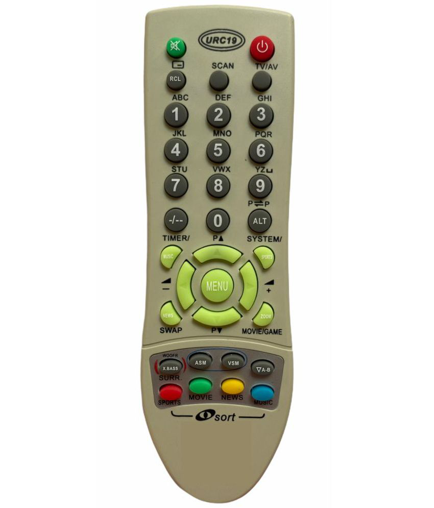     			Upix BP69 CRT TV Remote Compatible with Compatible with BPL CRT TV