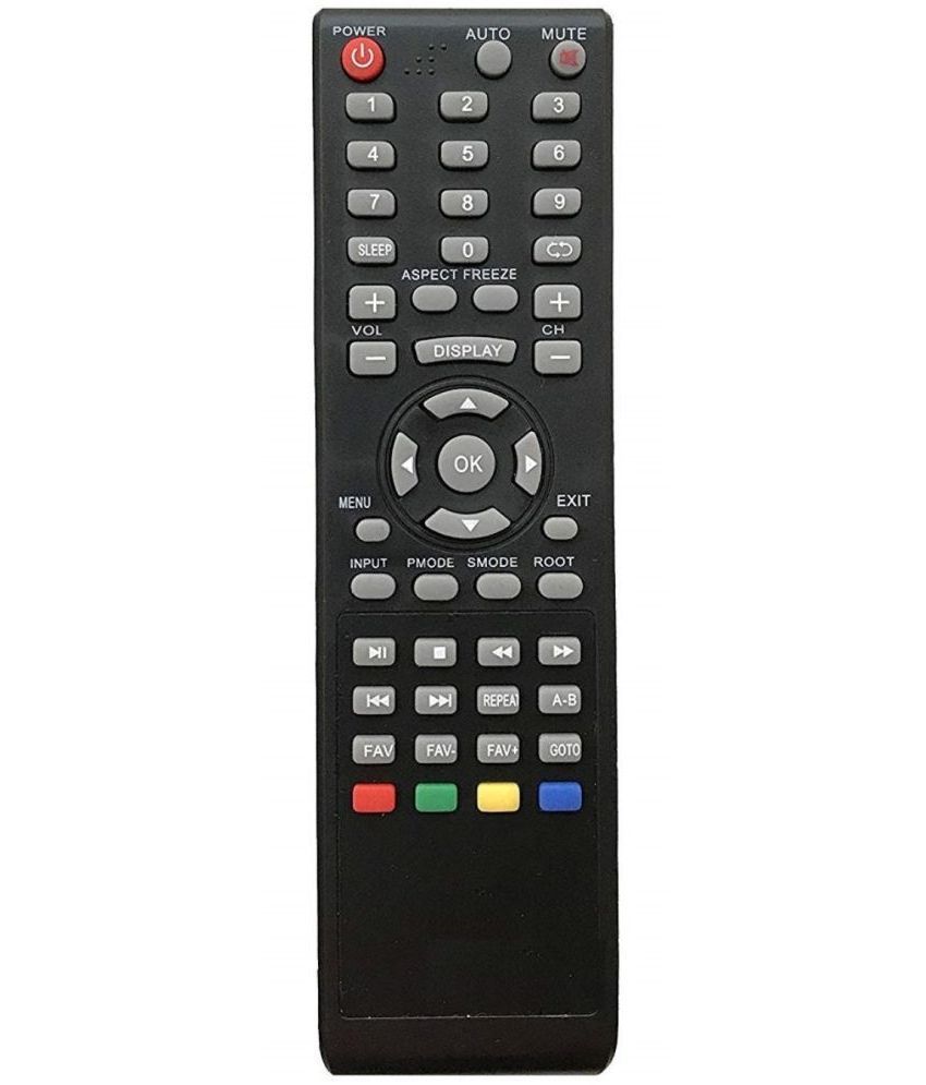     			Upix CH09 LCD/LED TV Remote Compatible with Intex LCD/LED TV