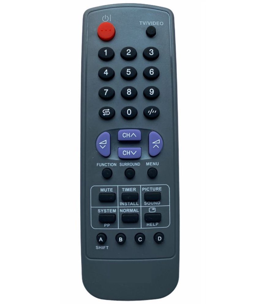     			Upix URC128 CRT TV Remote Compatible with Sharp CRT TV