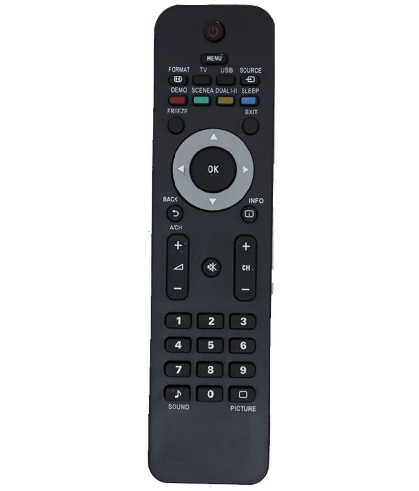     			Upix URC33 LED/LCD TV Remote Compatible with Philips LCD/LED TV