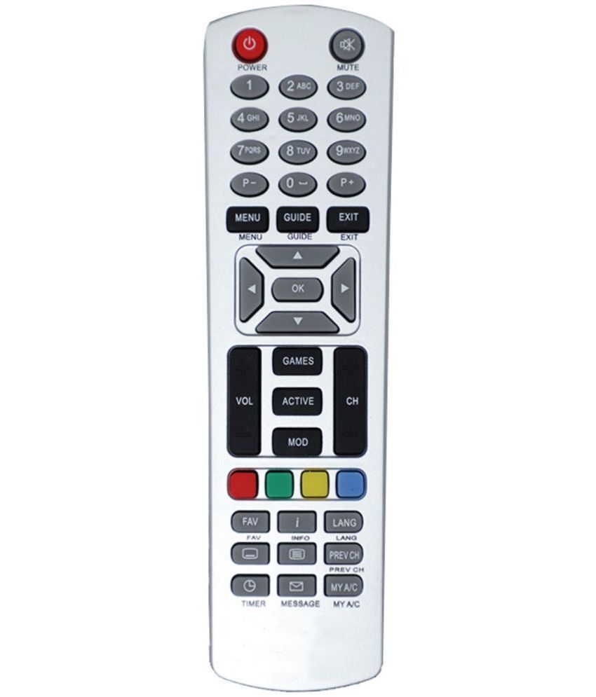     			Upix Zenega 4 DTH Remote Compatible with DishTV DTH Set Top Box