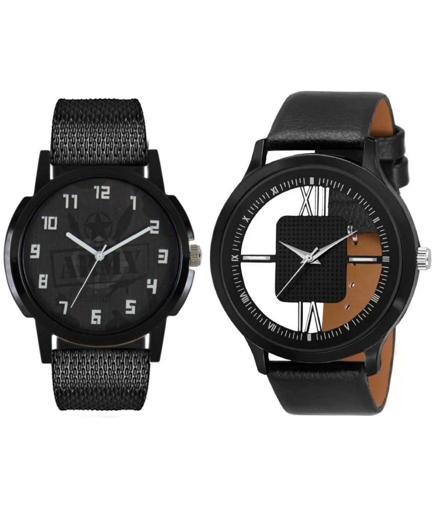     			newmen - Analog Watch Watches Combo For Men and Boys ( Pack of 2 )