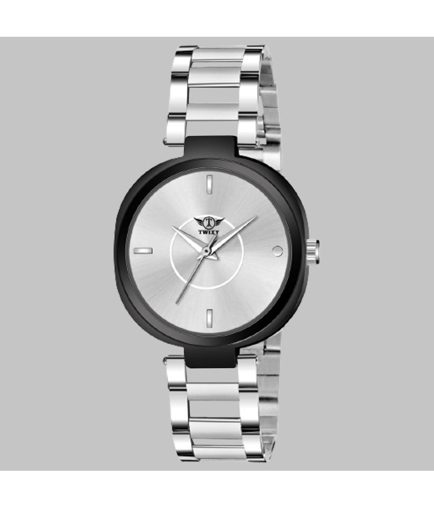 twixy - Silver Stainless Steel Analog Womens Watch