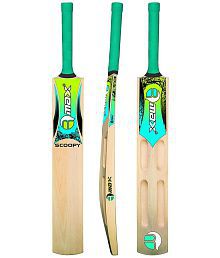 Rmax Light Green Tennis Ball Kashmir Willow Cricket Bat with Scoop Design