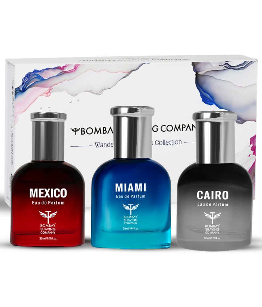     			Bombay Shaving Company - Mexcico, Cairo, Miami Eau De Parfum (EDP) For Unisex 30 ( Pack of 3 )