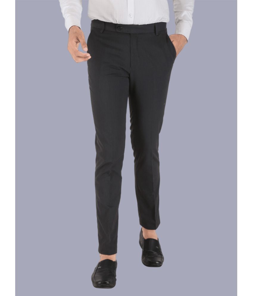     			CLARE&CLARA Dark Grey Regular Formal Trouser ( Pack of 1 )