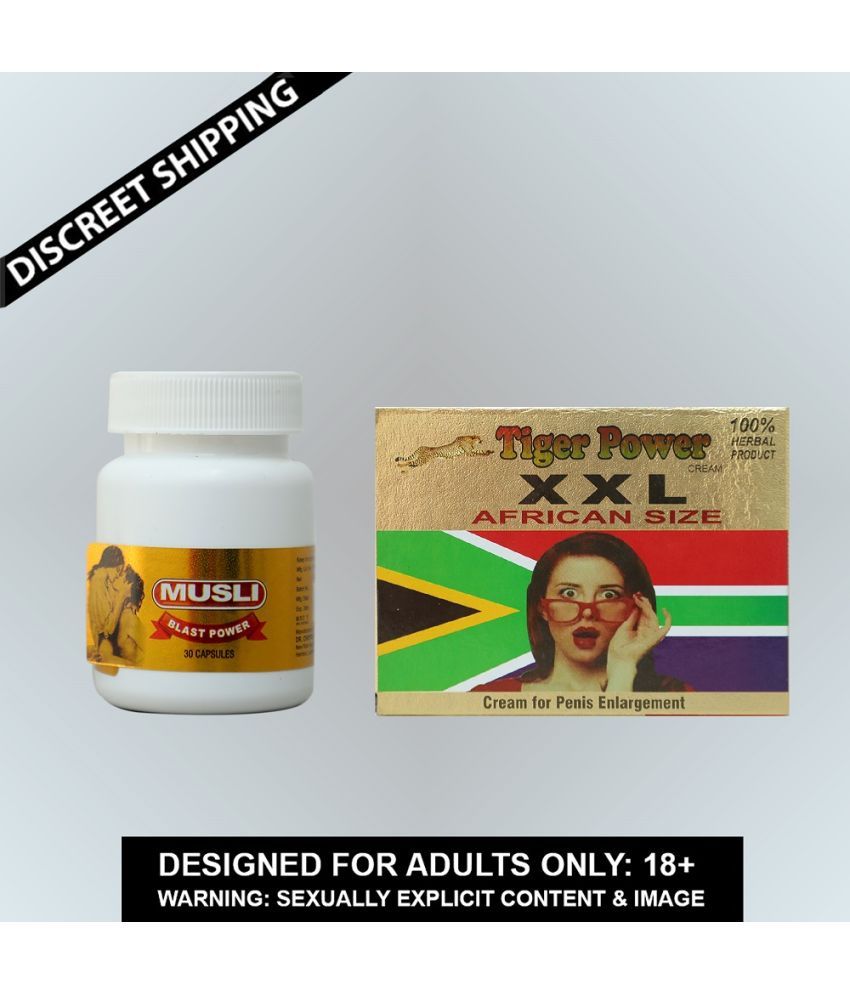     			Combo of Musli Blast Power Capsule 30 no.s& Dr Chopra XXL African Size Cream For Penis Enlargement By Kamveda