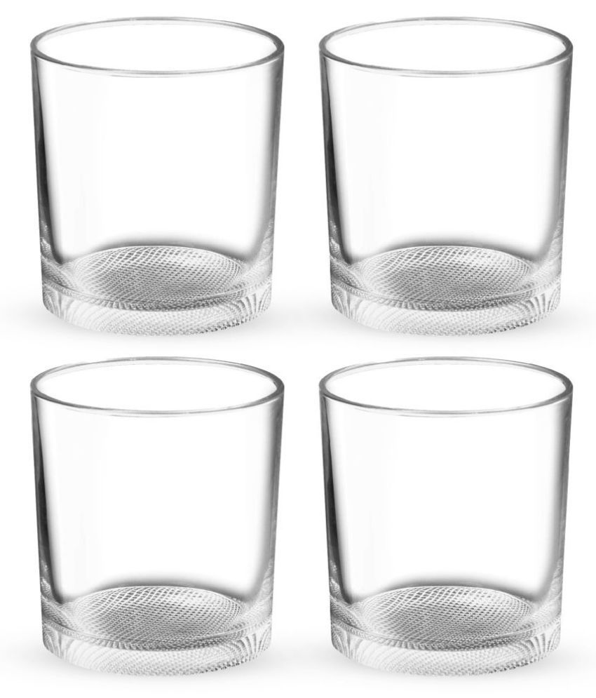     			Treo By Milton Aether Glass, Set of 4, 413 ml, Transparent | Water Glass | Juice Glass | Party Glass | Easy to Clean