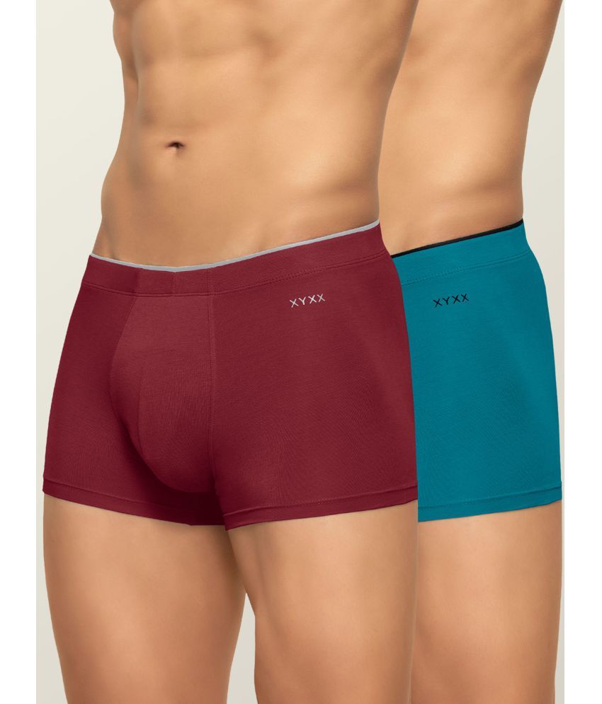     			XYXX Pack of 2 Modal Trunks For Men's ( Multicolor )