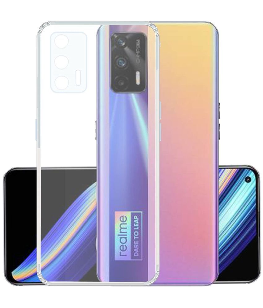     			ZAMN - Transparent Silicon Silicon Soft cases Compatible For Realme GT 5G ( Pack of 1 )