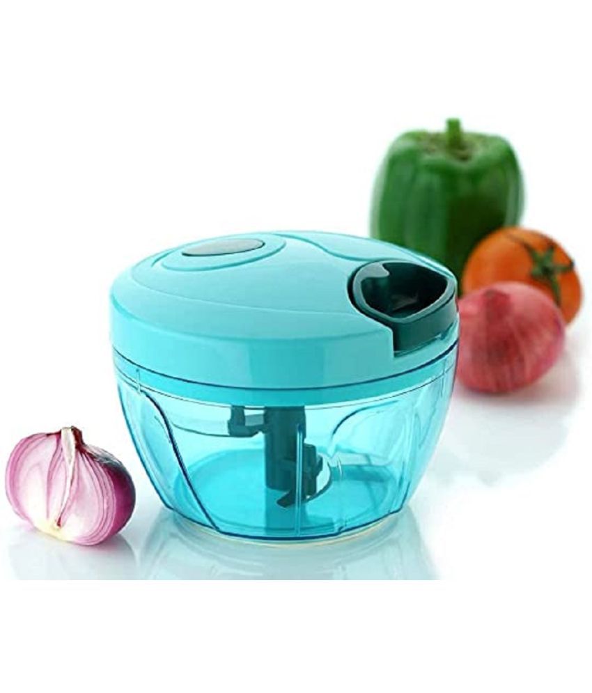     			iview kitchenware - Power Free Chopper Green Polypropylene Mannual Chopper 450 ml ( Pack of 1 )