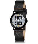 Lorem - Black PU Analog Womens Watch