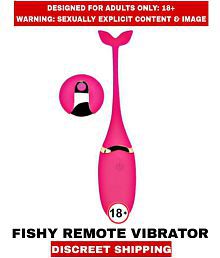 FEMALE ADULT SEX TOYS FISHY REMOTE VIBRATOR Pink For Women