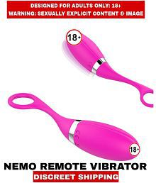 FEMALE ADULT SEX TOYS NEMO REMOTE CONTROLLED VIBRATOR Pink For Women