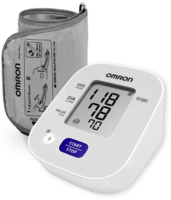 Omron Hem 7124 Fully Automatic Digital Blood Pressure Monitor with  Intellisense Technology Most Accurate Measurement