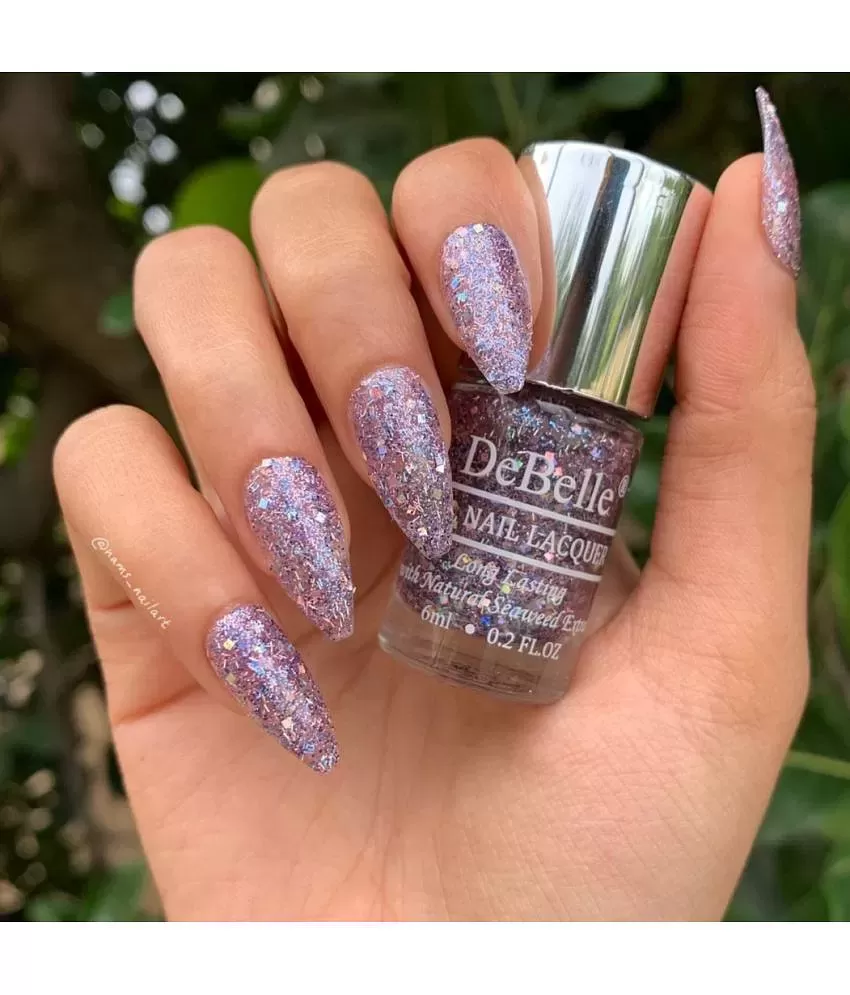 Shimmer Nail Polish - Purple Holo | Claire's US