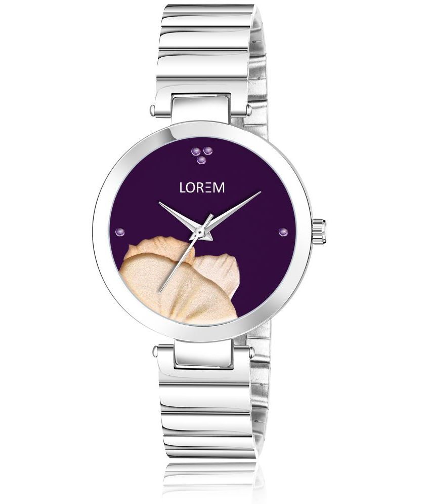     			Lorem - Silver Metal Analog Womens Watch