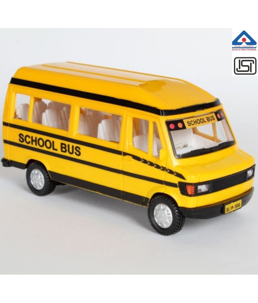     			THRIFTKART - School Bus Tempo Traveller School Bus, FOR KIDS - Yellow