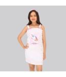 Cutecumber Georgette Shift Dress For Girls ( Pack of 1 , White )