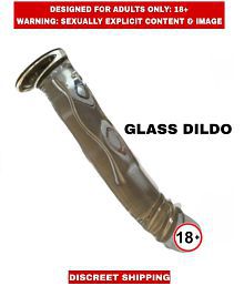ADULT SEX TOYS TRANSPARENT MIRROR GLASS Dildo For Women