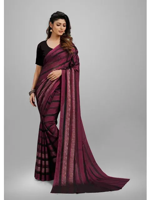 Yashika Women's Combo Art Silk Printed Saree With Blouse Piece Pack Of  2(DANDIYA GREY-KESAR WINE) : Amazon.in: Fashion