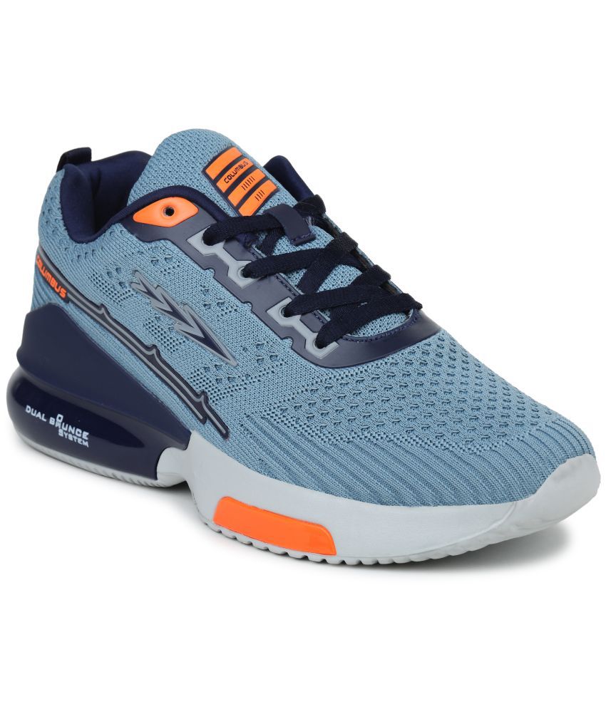     			Columbus - ESCORT PLUS Sports Light Blue Men's Sports Running Shoes