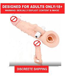 Elephant Long Condom Set 9.7 inch 70% Enlarger Ultra-Realistic Fantasy X-Tensions Extender Extended Chastity Extended Cock Sleeve