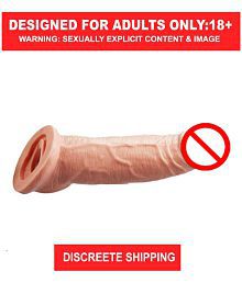 KING SIZE Double Hole 9 Inch Penis Extender Dragons Reusable Condom Washable Condom Silicone Condom