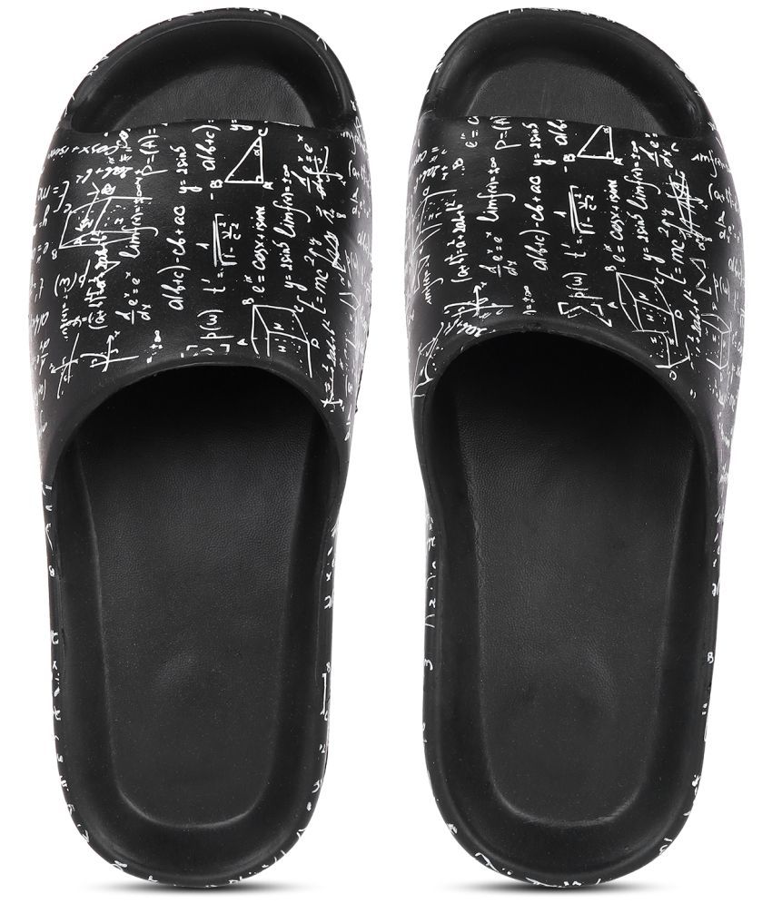     			Pampy Angel - Black Men's Slide Flip flop