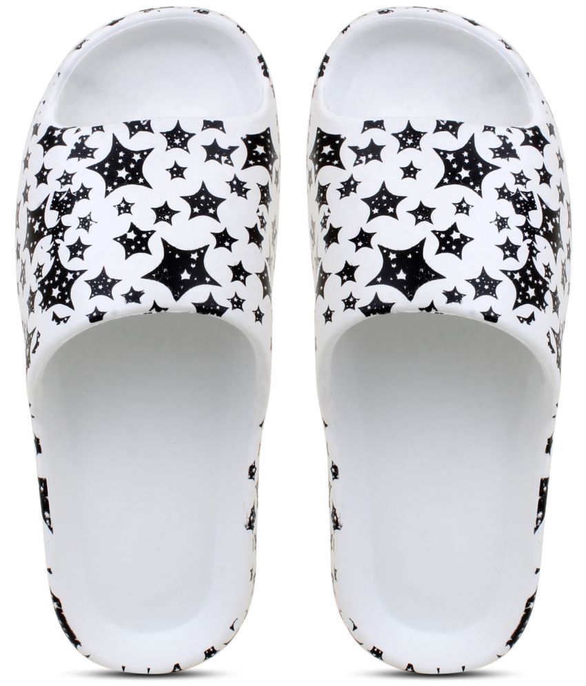     			Pampy Angel - White Men's Slide Flip flop