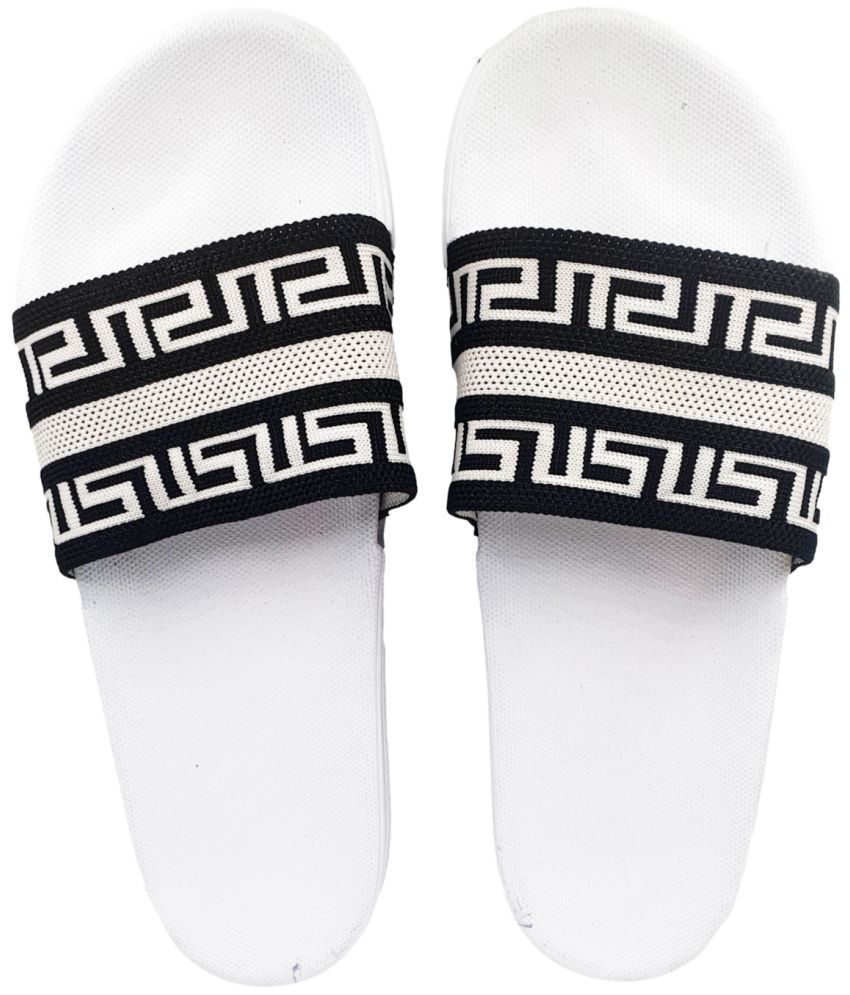     			Pampy Angel - White Men's Slide Flip flop