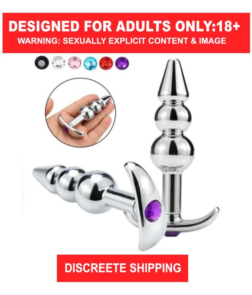     			3 BALLS ANCHOR SHAPE STAINLESS STEEL BUTT PLUG SEXUAL PLEASURE ANAL PLUG SEX TOY FOR MEN & WOMEN