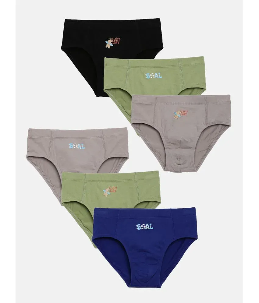 Buy Multicoloured Briefs for Boys by MACKLY Online