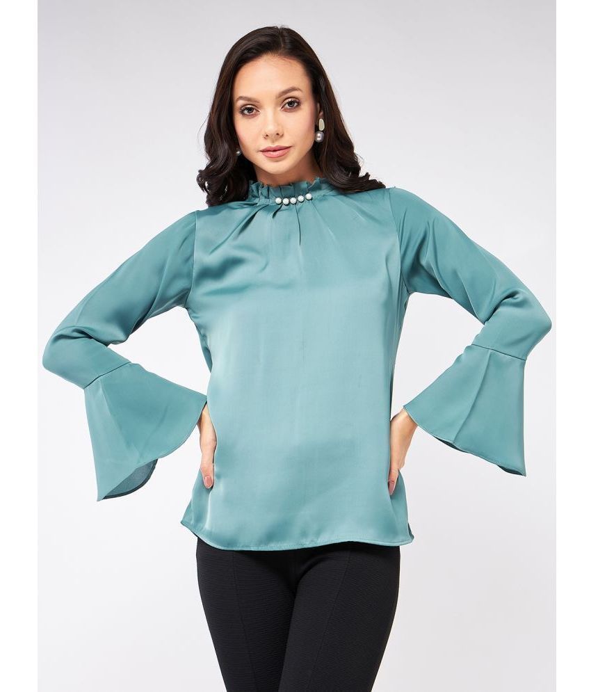     			Pannkh - Green Polyester Women's Ethnic Top ( Pack of 1 )