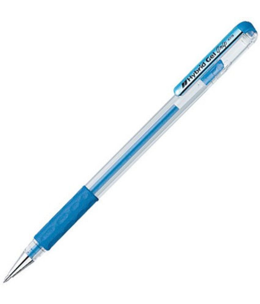     			Pentel Hybrid Gel Grip Gel Pen (Pack Of 3, Metallic Blue)