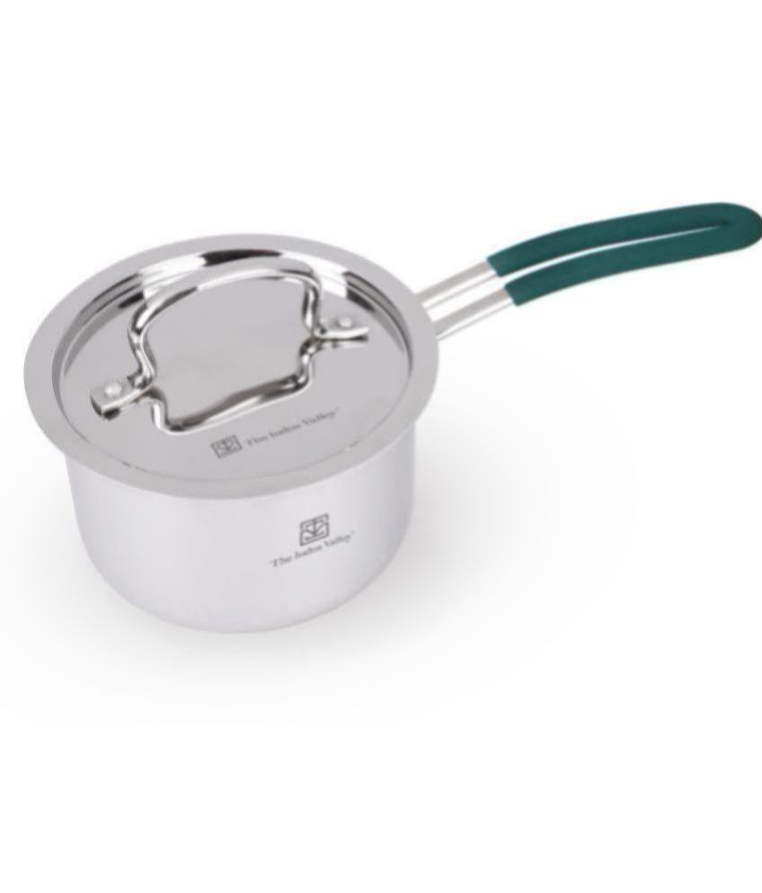     			The Indus Valley - Stainless Steel No Coating Sauce Pan 2000 ml ( Pack of 1 )