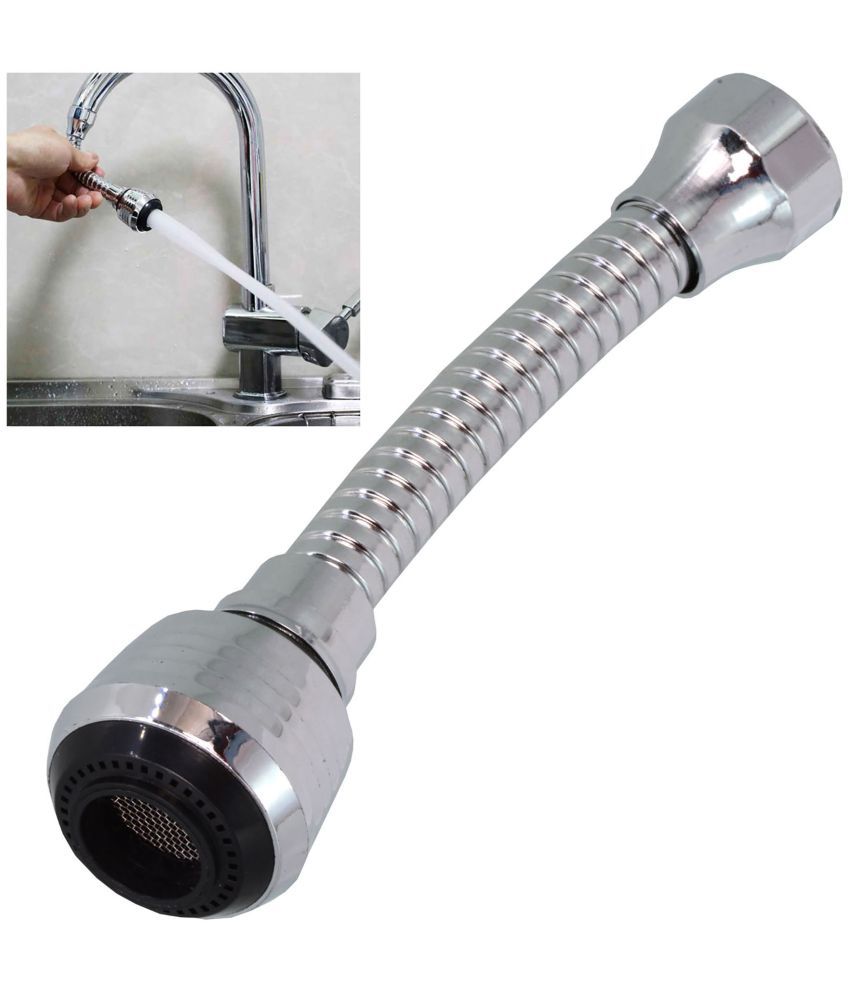     			Turbo Flex 360 Flexible Water Saving Nozzle Sprayer Water Extender