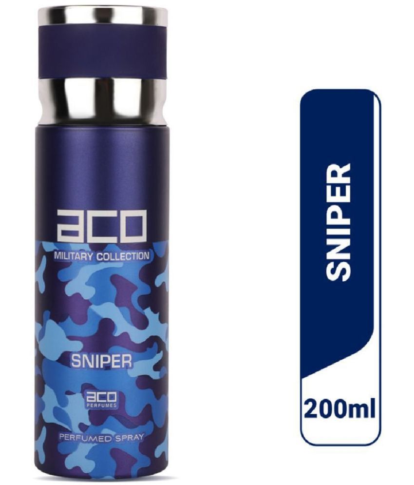     			aco perfumes - SNIPER  Perfumed Body Spray 200ml Perfume Body Spray for Men 200 ml ( Pack of 1 )