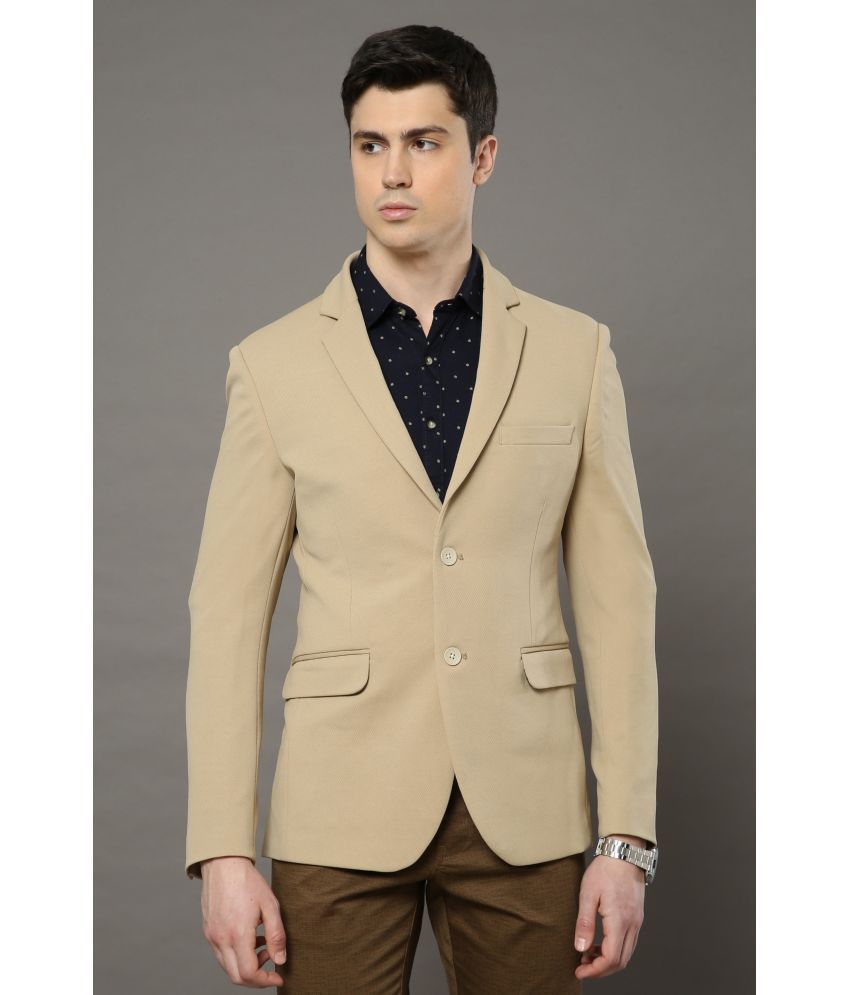     			Cool Colors - Beige Polyester Slim Fit Men's Blazer ( Pack of 1 )