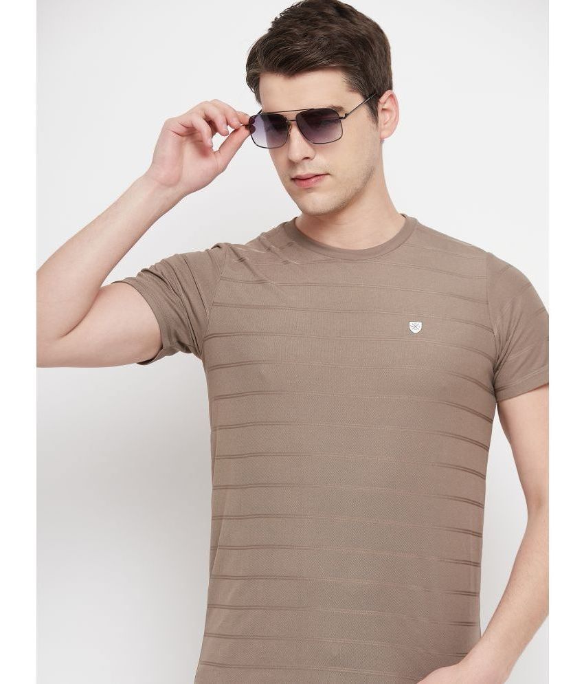     			OGEN - Brown Cotton Blend Regular Fit Men's T-Shirt ( Pack of 1 )
