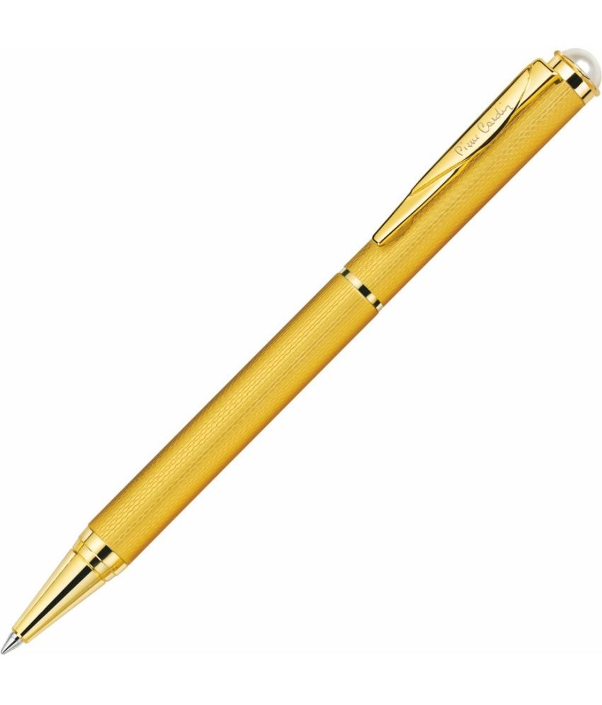     			Pierre Cardin Pearl Satin Gold Pen Gift Set (Pack Of 2, Blue)