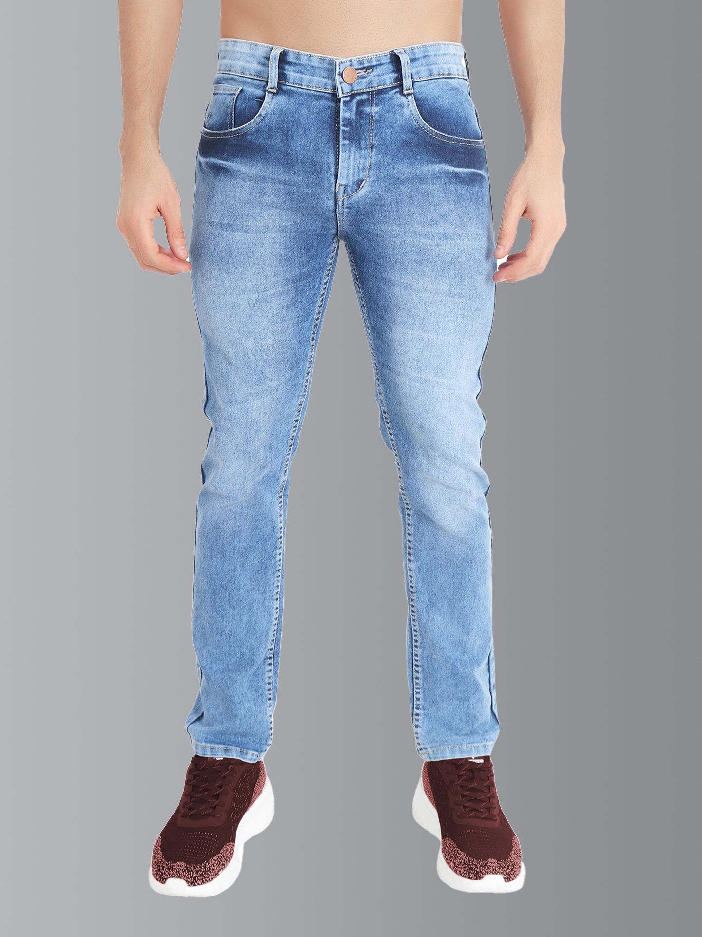 RAGZO - Light Blue Denim Slim Fit Men's Jeans ( Pack of 1 )