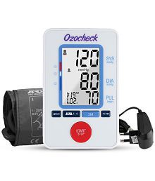 Ozocheck BP1318 Automatic Digital Blood Pressure Monitor (White)
