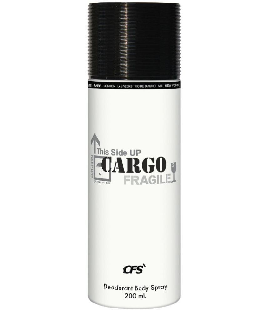     			CFS - CARGO WHITE Deodorant Spray for Unisex 200 ml ( Pack of 1 )