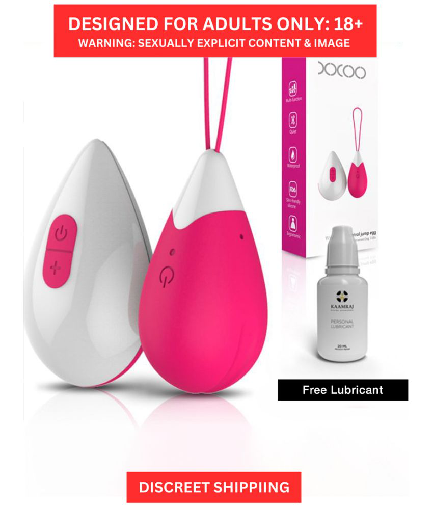    			Jumping Wireless Egg Vibrator with remote control for girls and a free lubricant