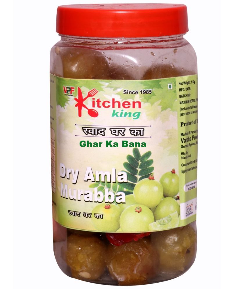     			Kitchen King Since-1985 AMLA MURABBA Mother Made The Real Taste of Maa Ka Hath Ka Swad with Mother's Love Pickle 900 g