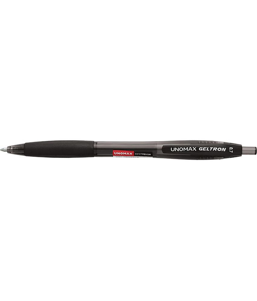     			Unomax Geltron Retractable Gel Pen Black Gel Pen (Pack Of 20, Black)