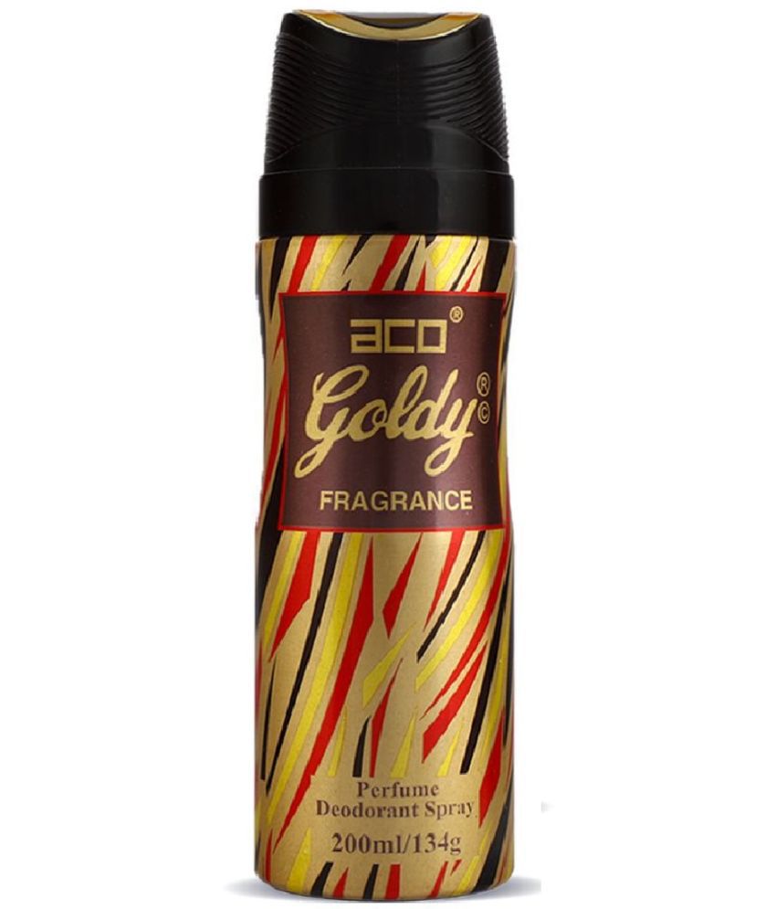     			aco perfumes - GOLDY Perfumed Body   Spray 200ml Perfume Body Spray for Unisex 200 ml ( Pack of 1 )