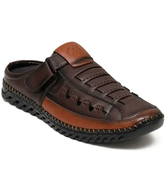 Franco Leone Tan Comfort Sandals for Men online in India at Best price on  10th February 2024, | PriceHunt